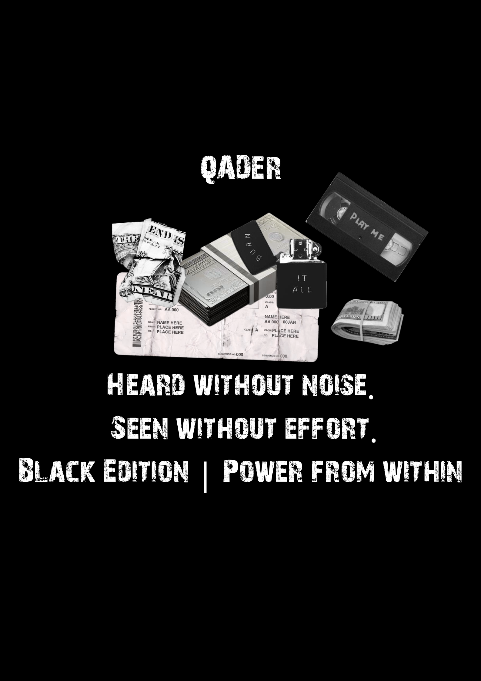 BLACK 00-BLACK POSTER